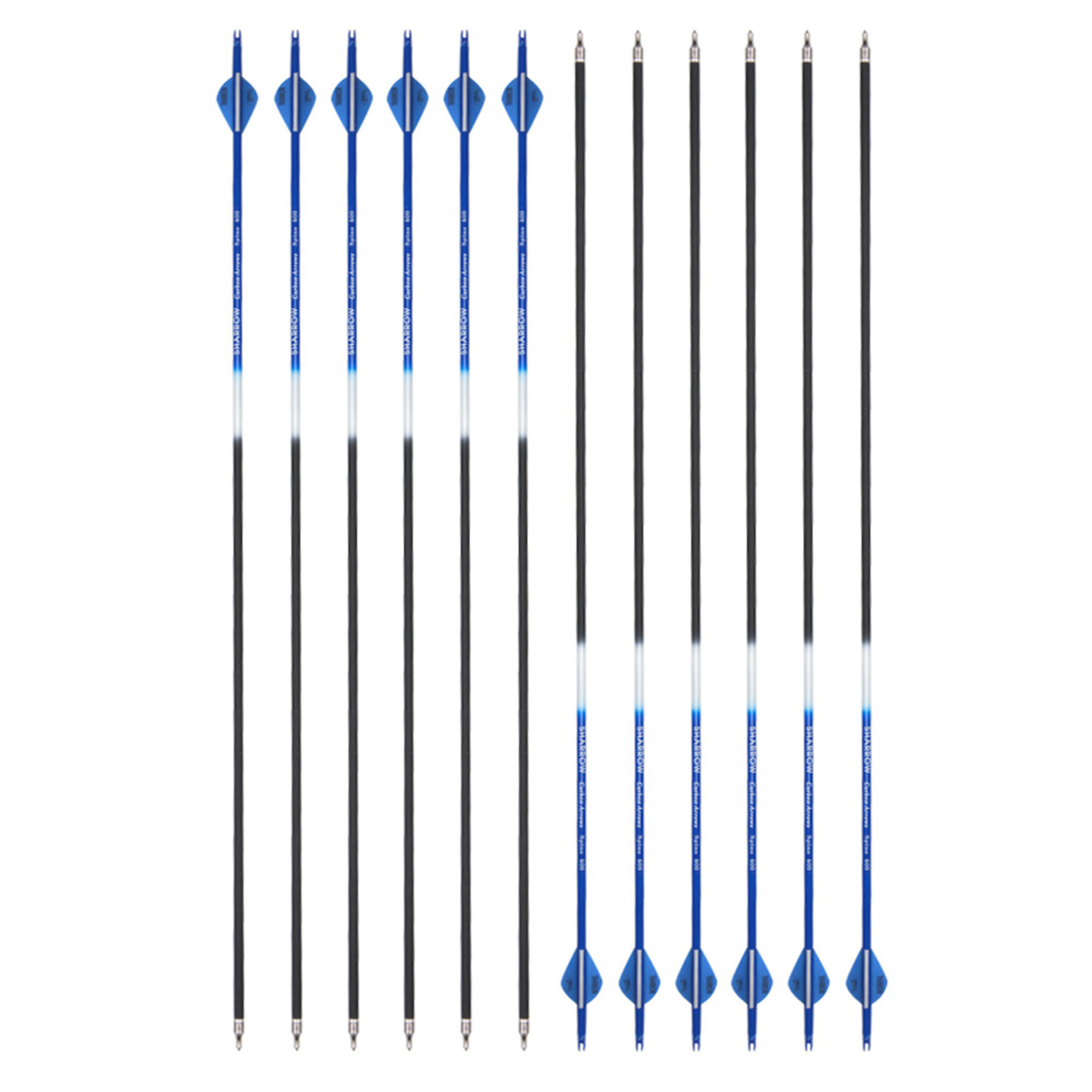 Archery Carbon Arrows Vanes Recurve Compound Bow Shooting