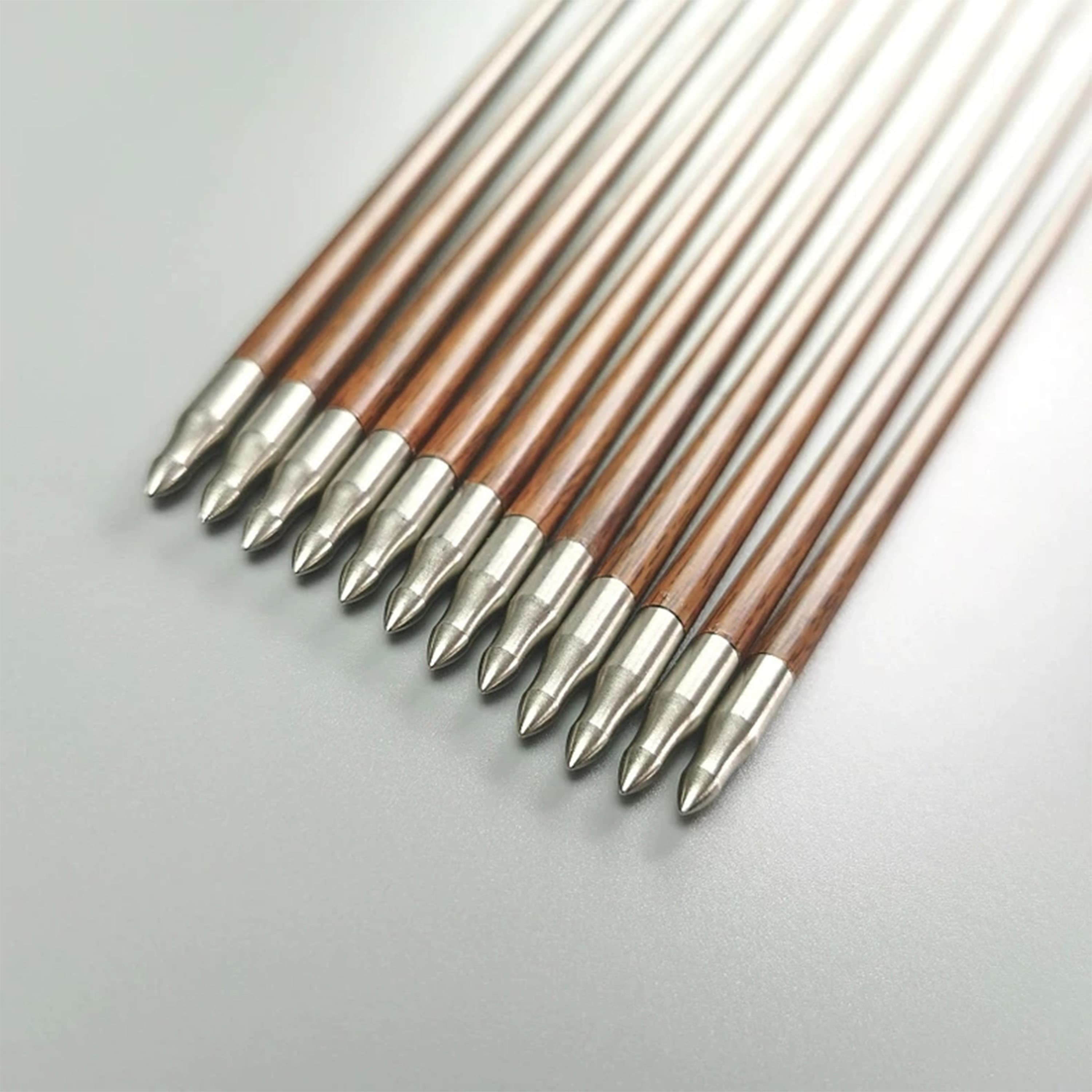 Archery Carbon Arrows Feather Spine500-800 Traditional Shooting