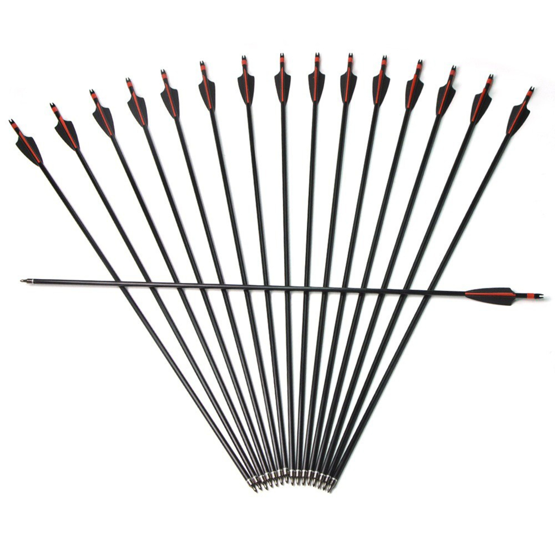 Carbon Archery Arrows 400 Spine for Target Practice & Field Shooting
