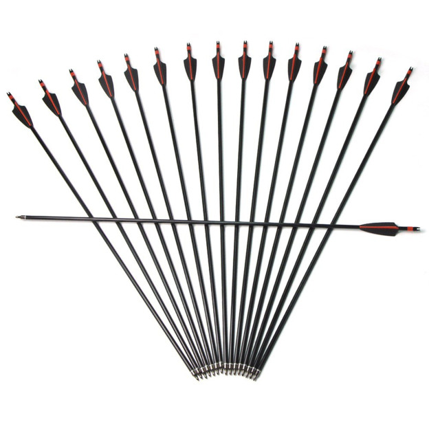 Carbon Archery Arrows 400 Spine for Target Practice & Field Shooting
