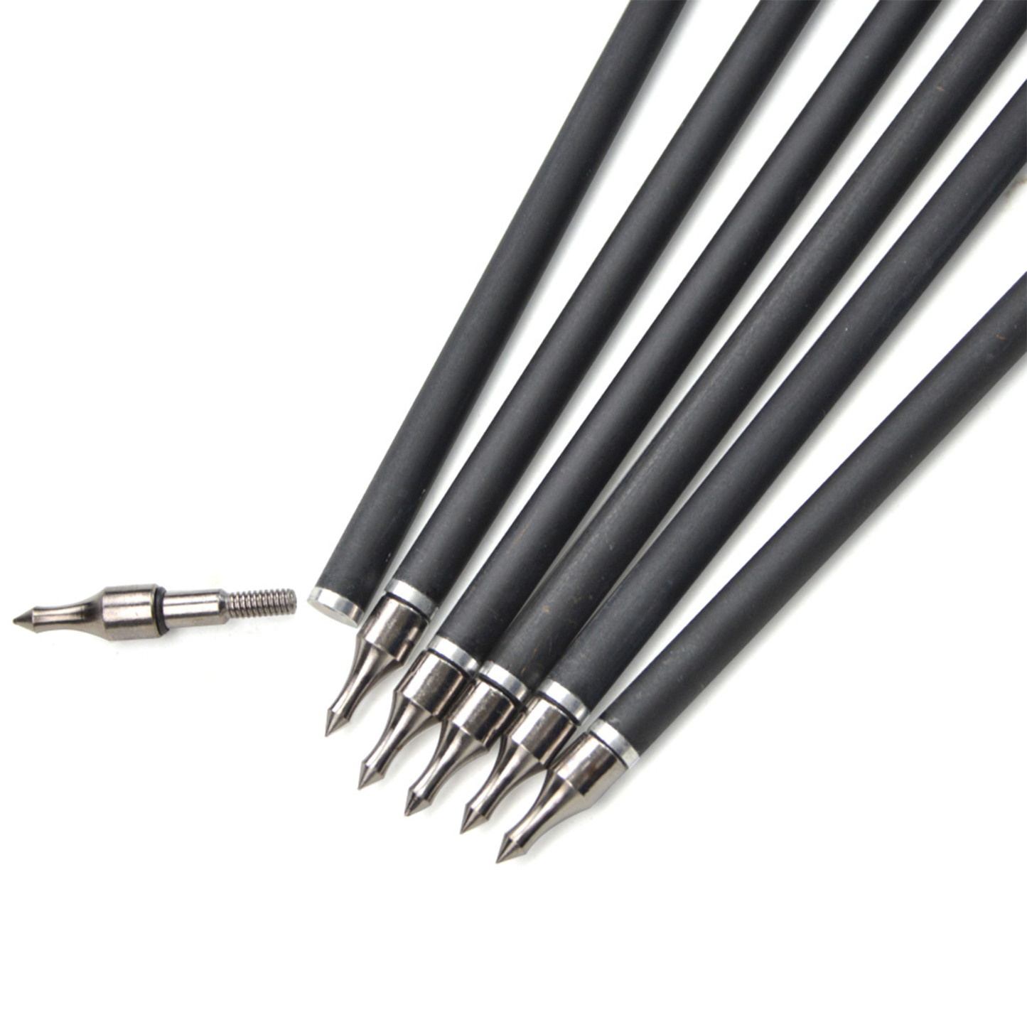 Archery Carbon Arrows Vanes Recurve Compound Bow Shooting