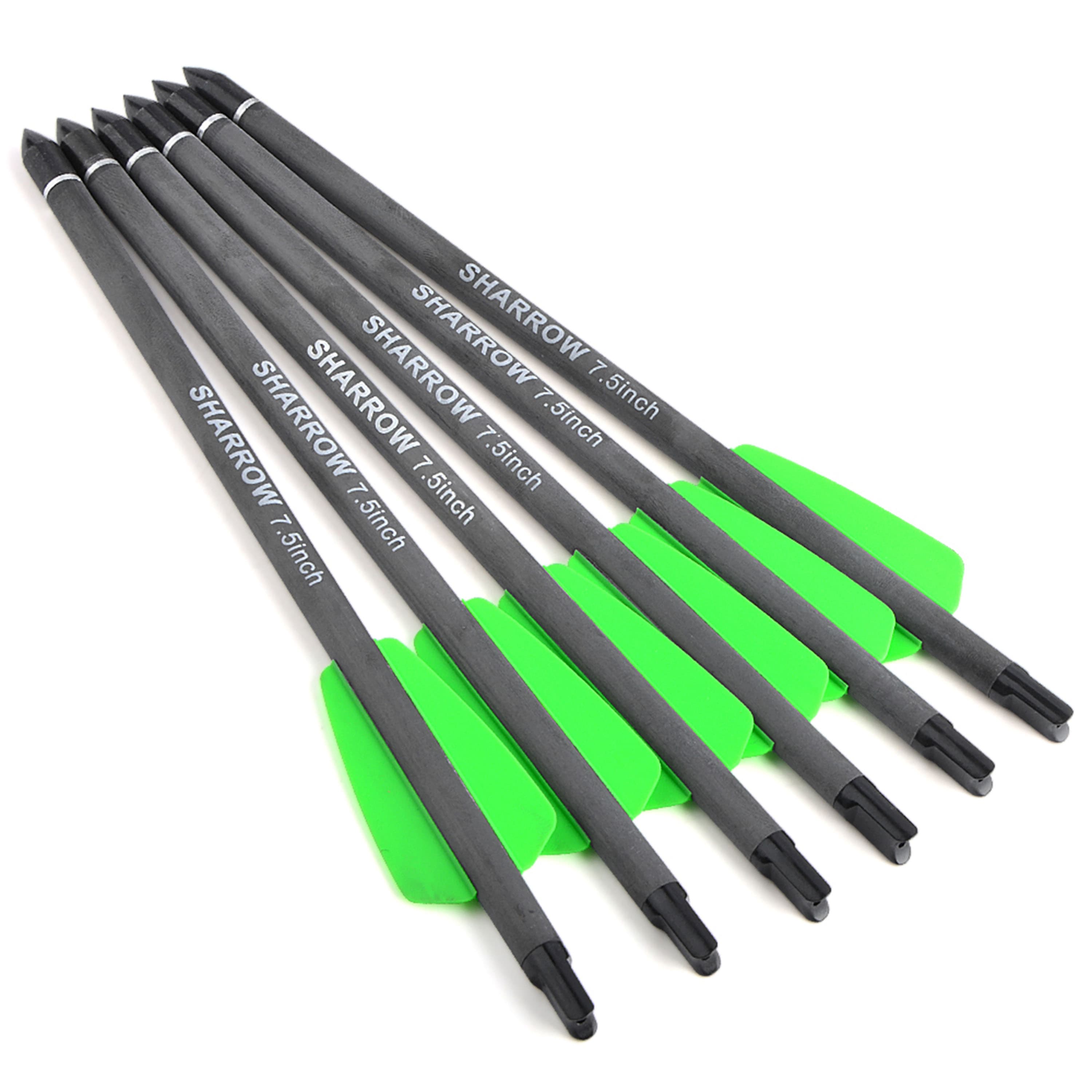 Archery Carbon Arrows 15" Mini Bow Bolts Archery Hunting