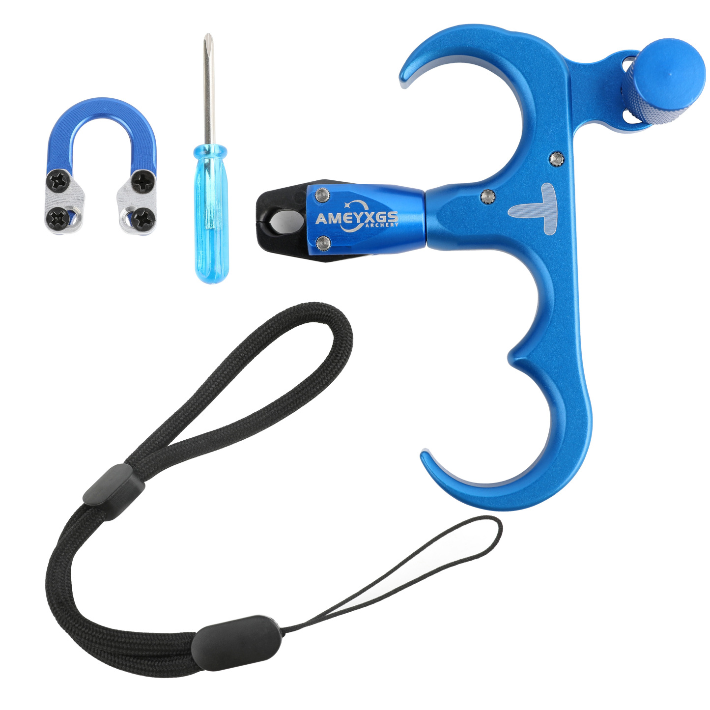 Compound Bow Thumb Release Aids 3 Finger Trigger Archery RH LH