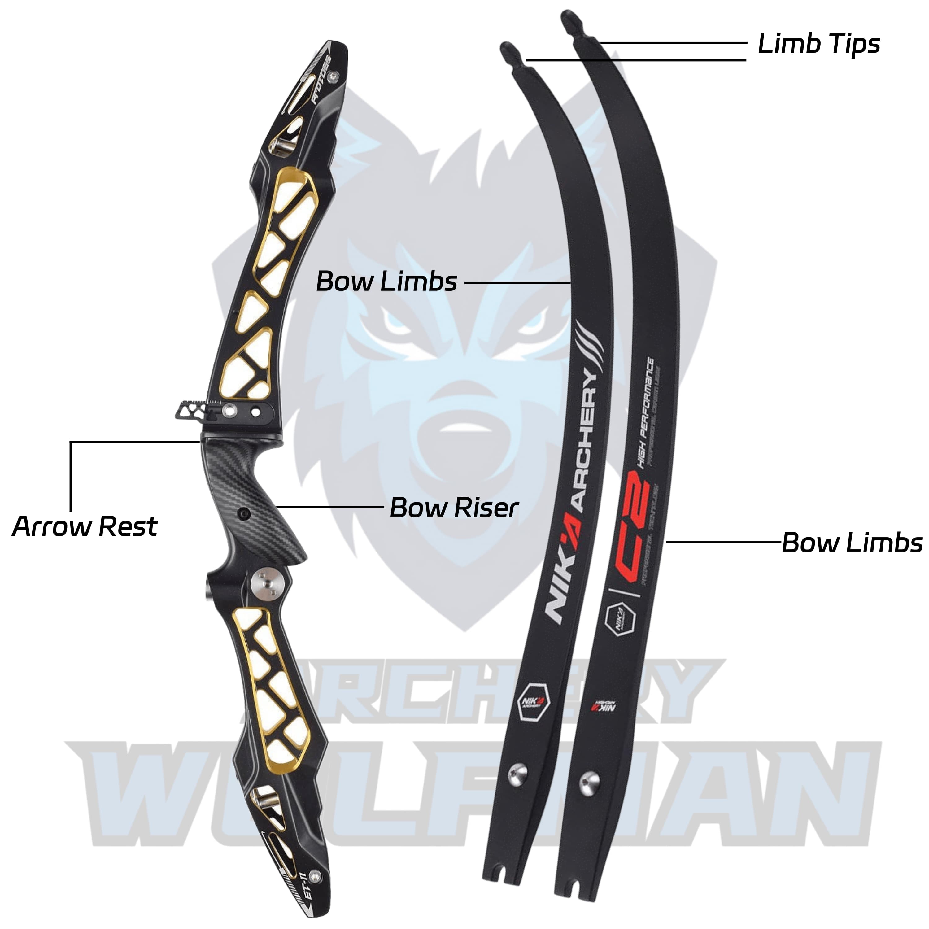 ET11 Professional Competitive Recurve Bow set