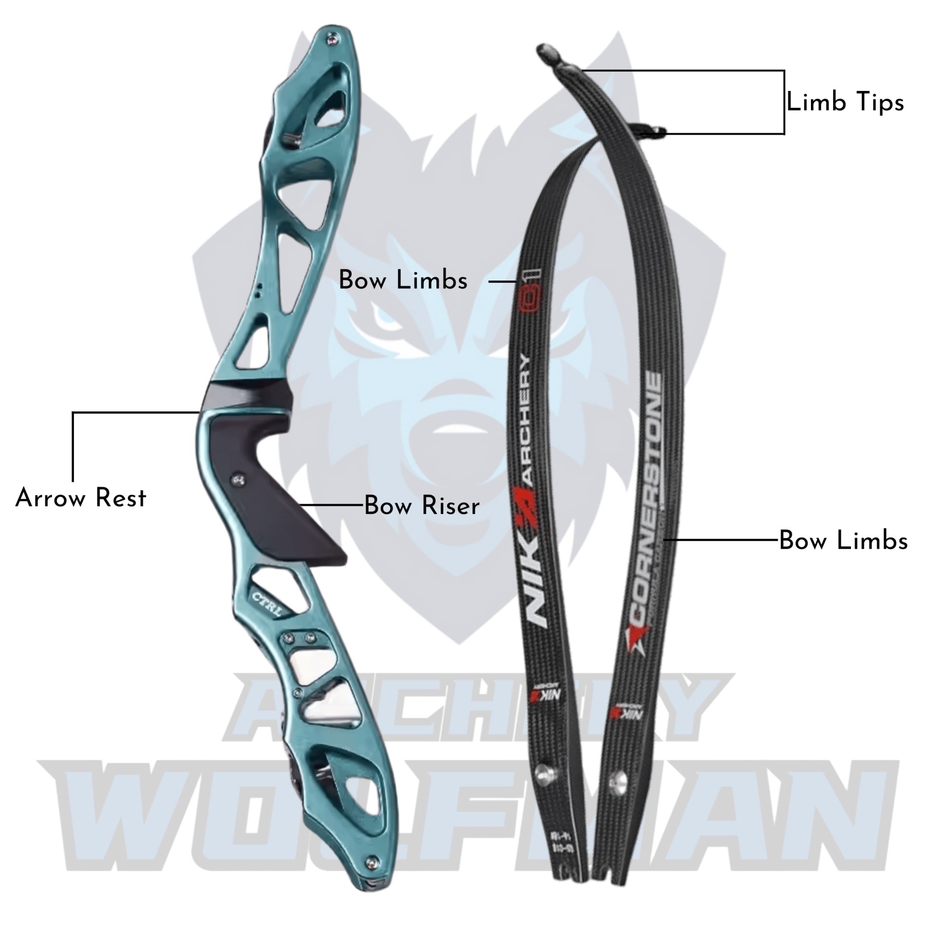 16-56lbs ILF Recurve Bow Arrow Archery Shooting Target
