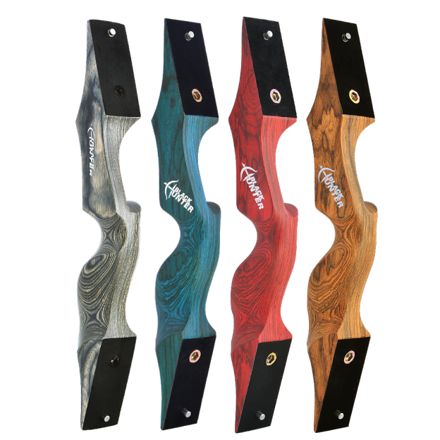 Black Hunter Hunting Recurve Bow for Adult 60 inch 20-60lbs RH LH