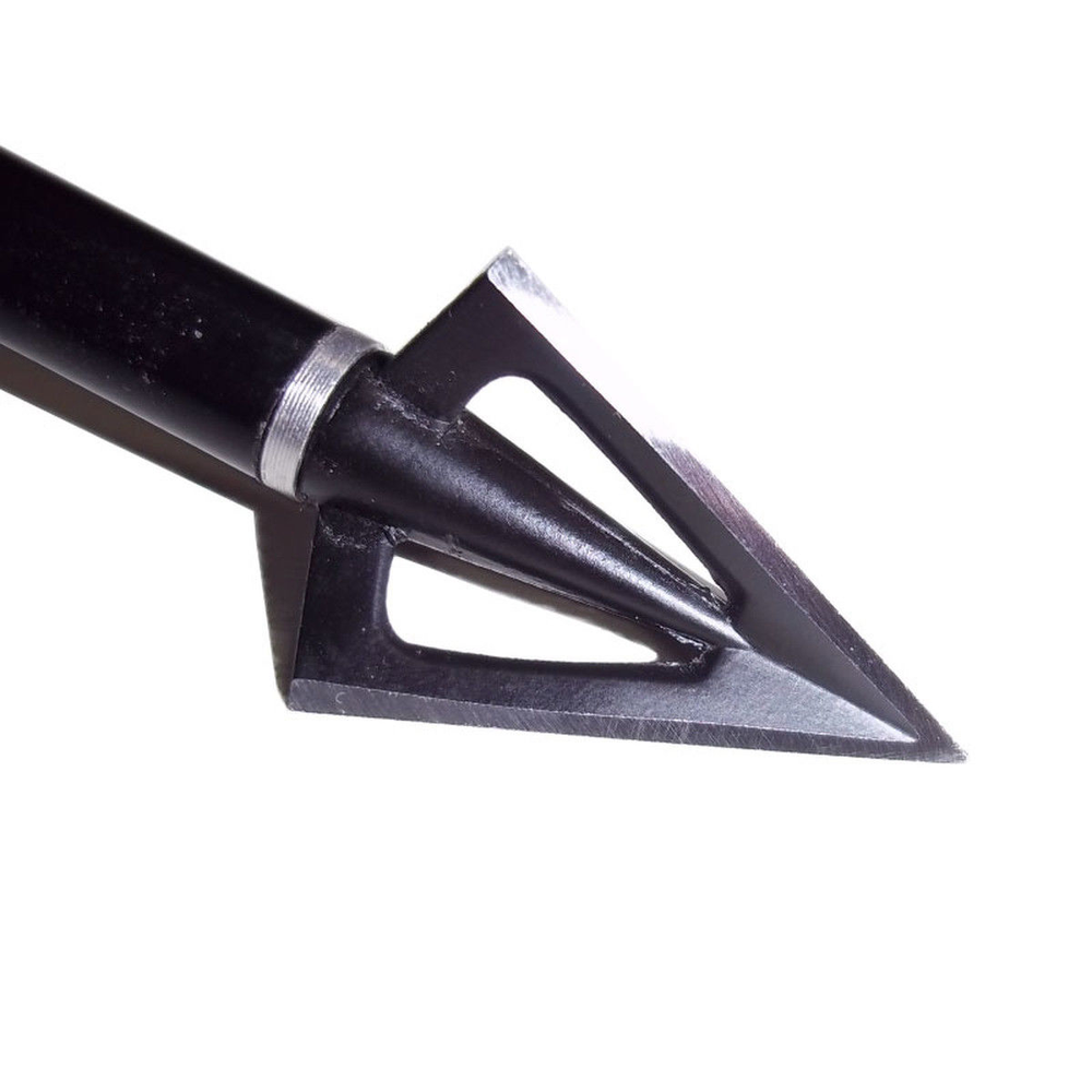 3-Blade Hunting Broadheads 100 Grain Arrow Tips Triple-Blade