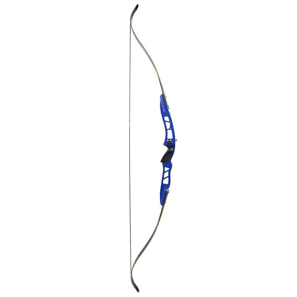 Blue ILF Recurve Bow with Aluminum Alloy Riser