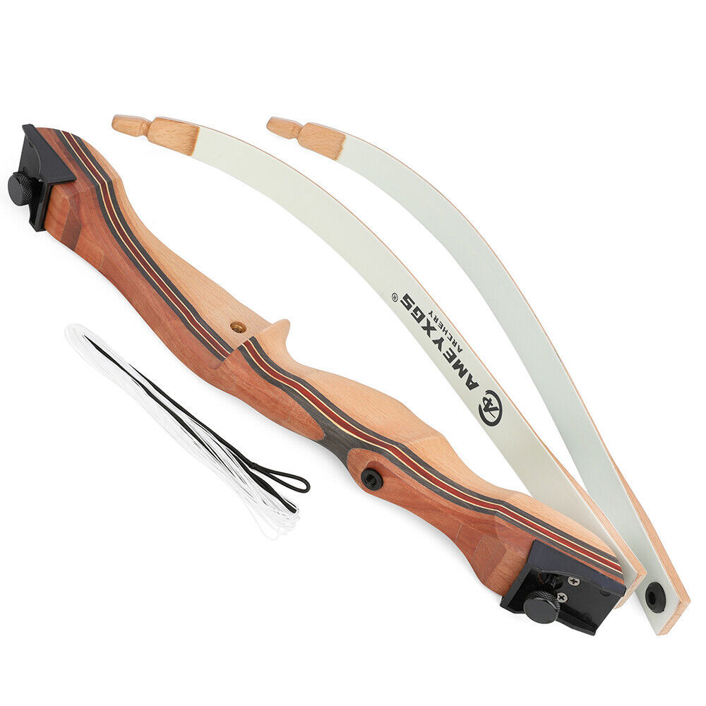 Youth Recurve Bow 10-20lbs Wooden Archery Beginner Practice Shoot Gift