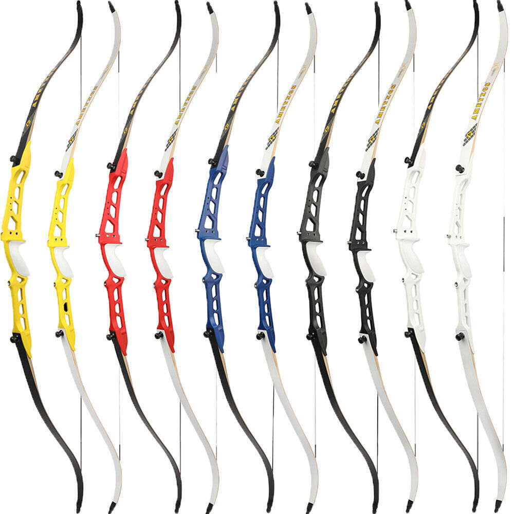 Target Recurve Bow 66" 68" 70" 14-40 lbs for Competition Beginners