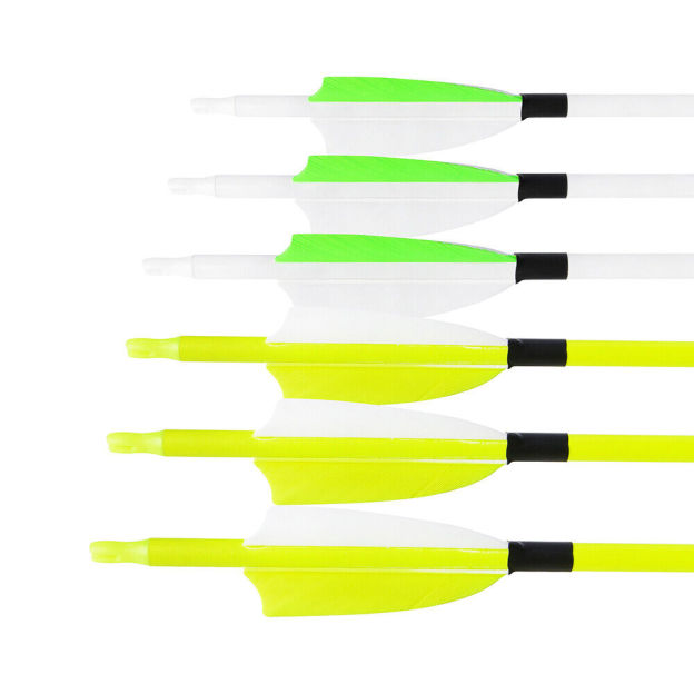 30 inch Archery Carbon Arrows Turkey Feather Spine 500