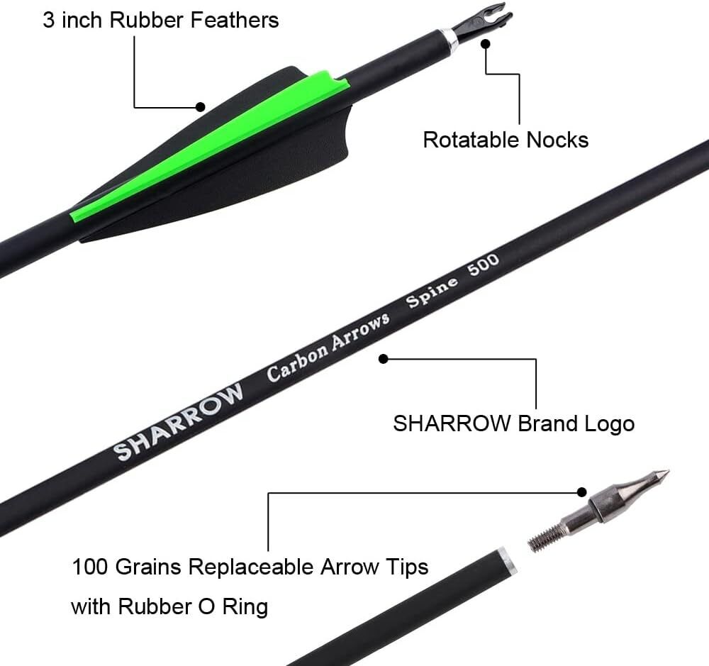 Takedown Recurve Bow and Arrow Set for Adults Beginner 30-40lbs LH RH