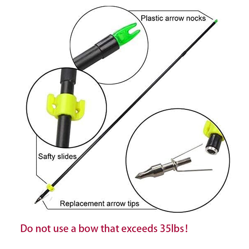 62" Traditional Takedown Recurve Bow Fishing Set Hunting RH