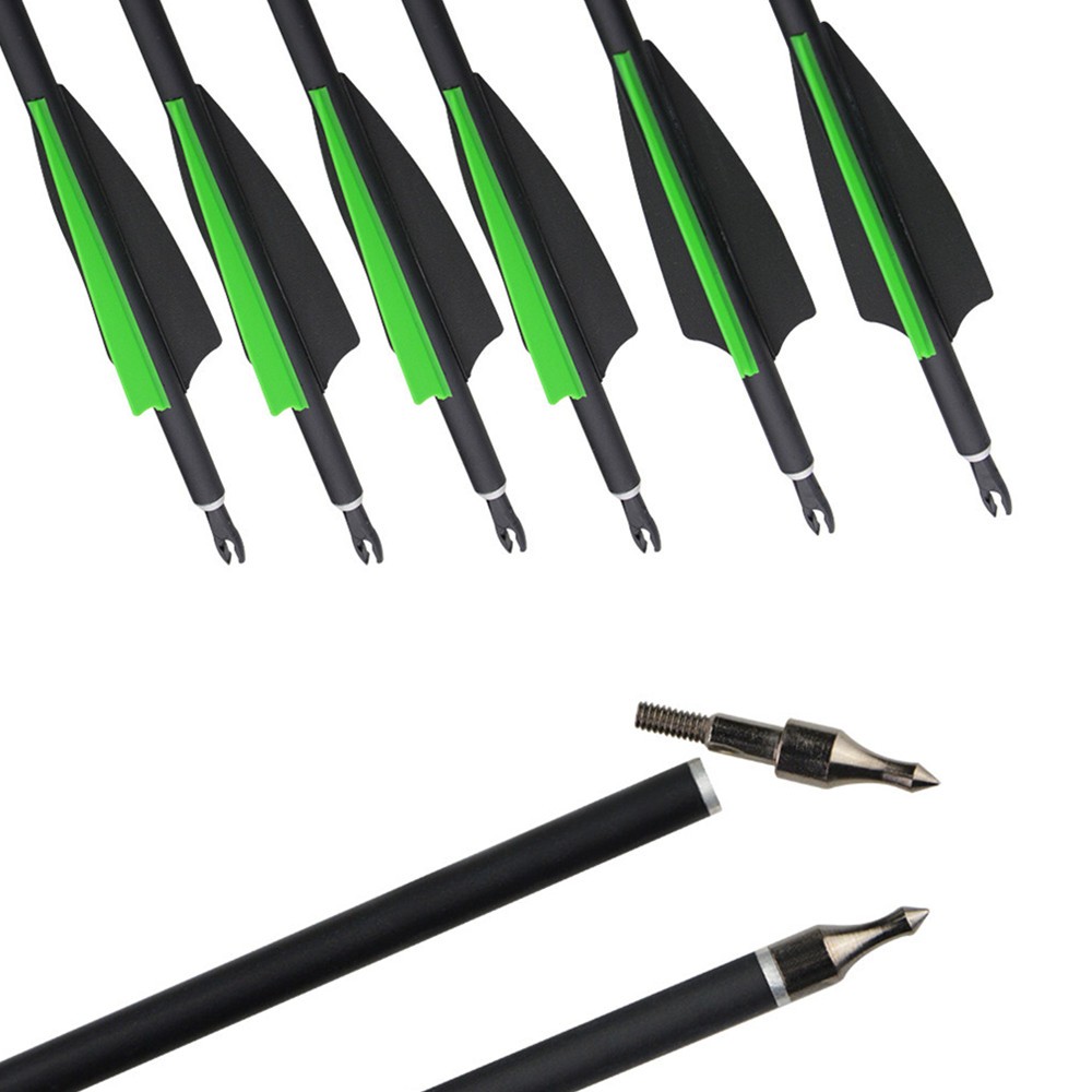 Archery Carbon Arrows 30" 500 Spine Target Practice