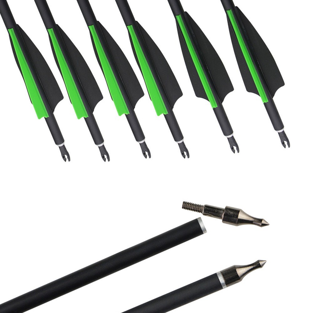 Archery Carbon Arrows 30" 500 Spine Target Practice