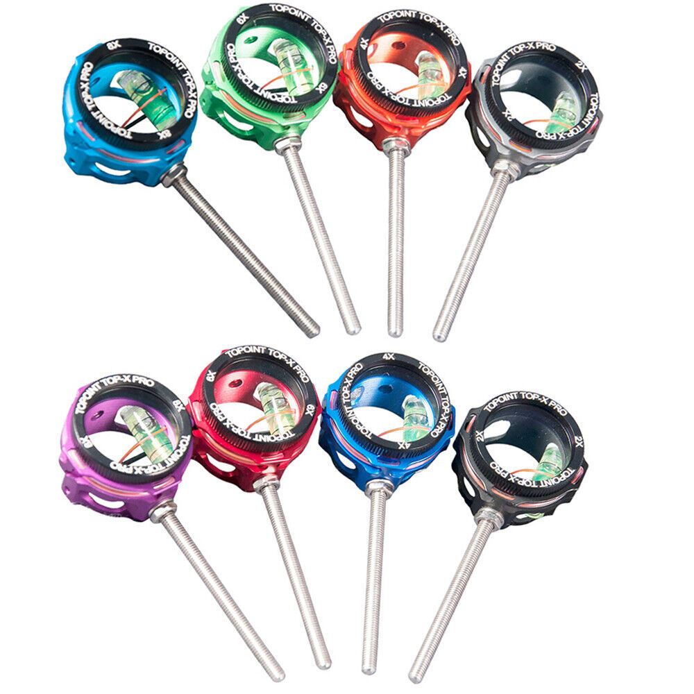 TOPOINT ARCHERY TP8710 Pro Compound Bow Sight Scope With Lens