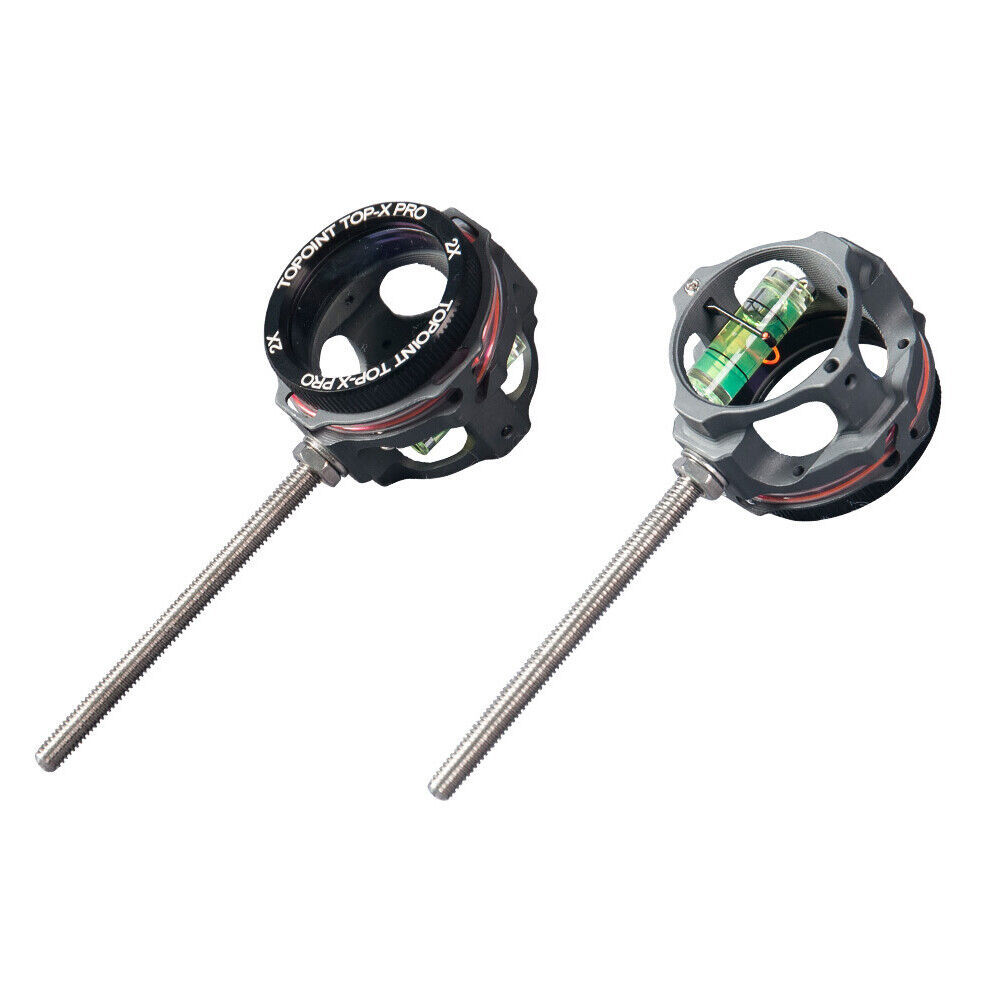 TOPOINT ARCHERY TP8710 Pro Compound Bow Sight Scope With Lens