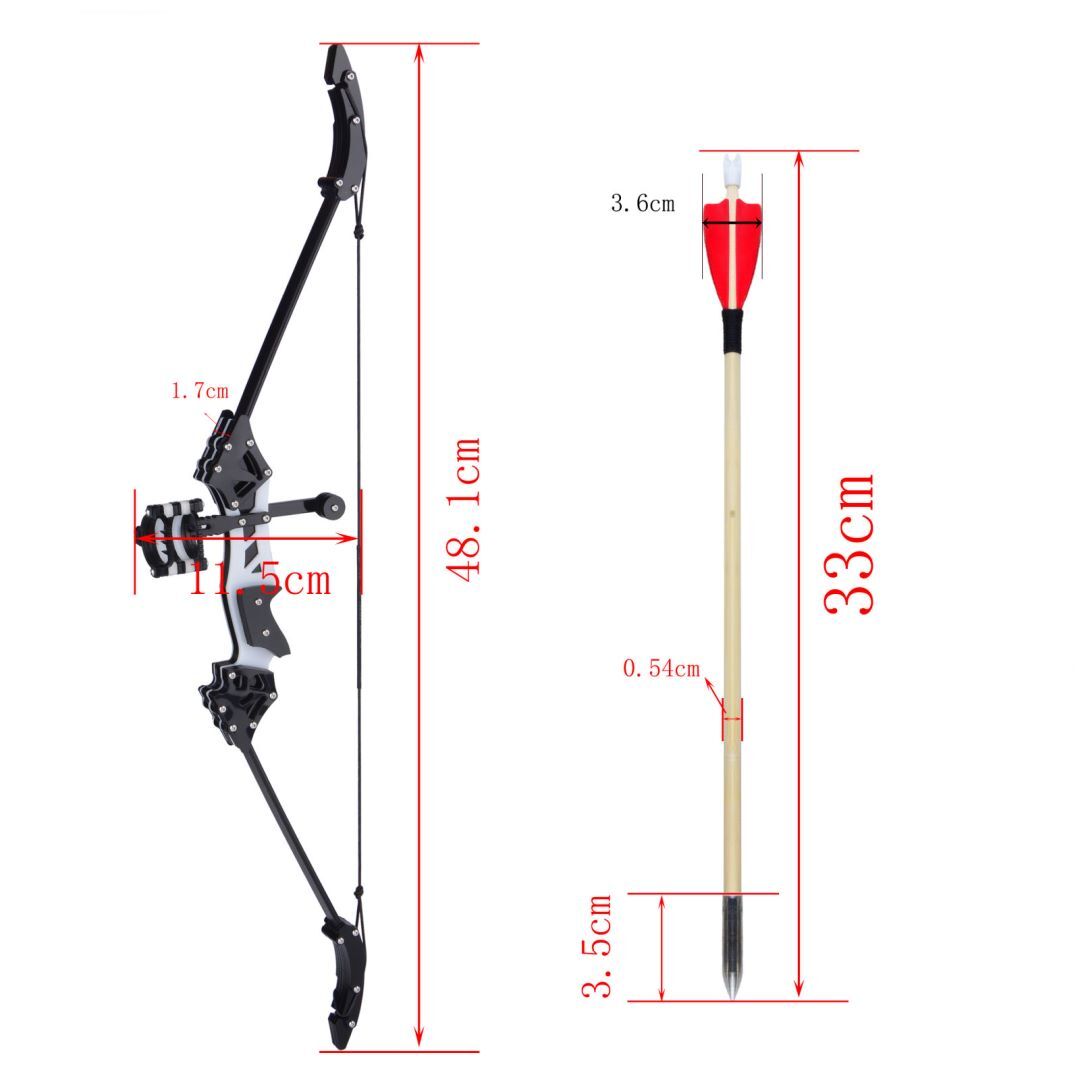 Mini Recurve Bow Set for Indoor Practice & Youth Training Archery Kit