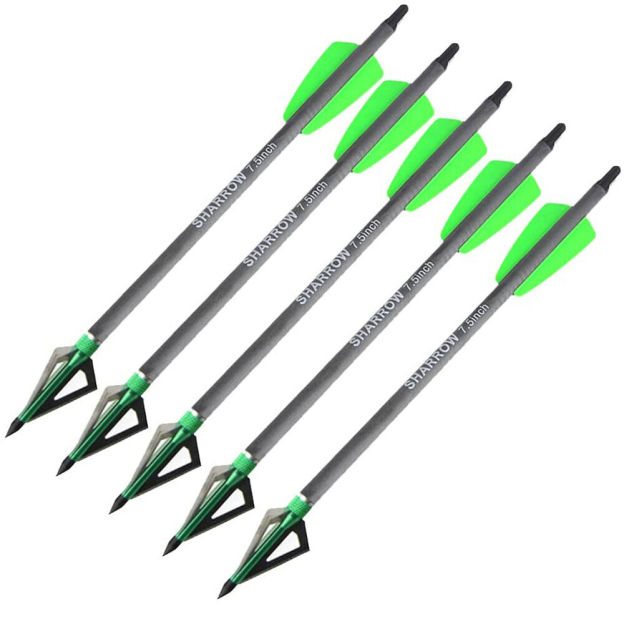 Carbon Arrows Bolt 7.5" 15" Broadhead Field Archery Mini Bow Hunting