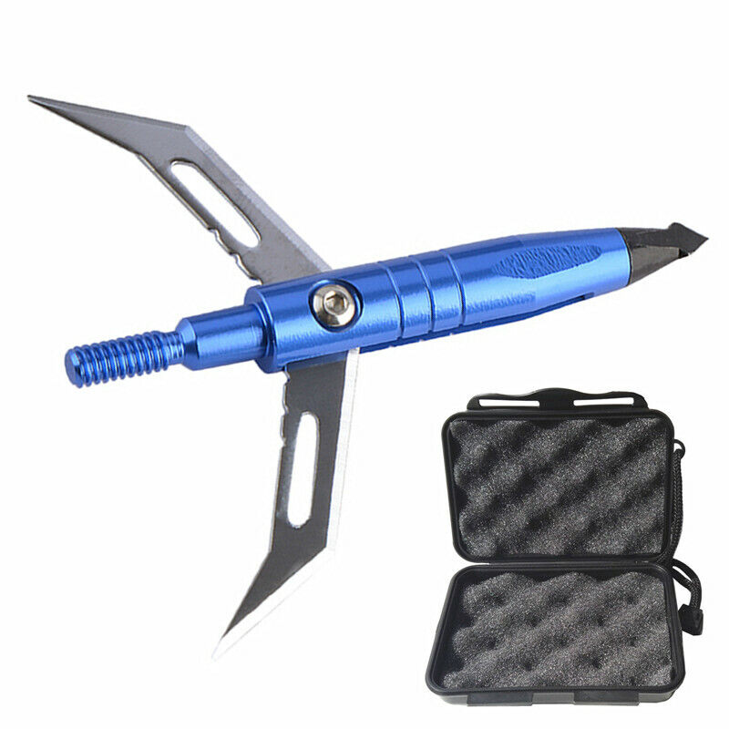 Broadheads 2-Blade 100gr Compound Bow Hunting Arrowheads Tips