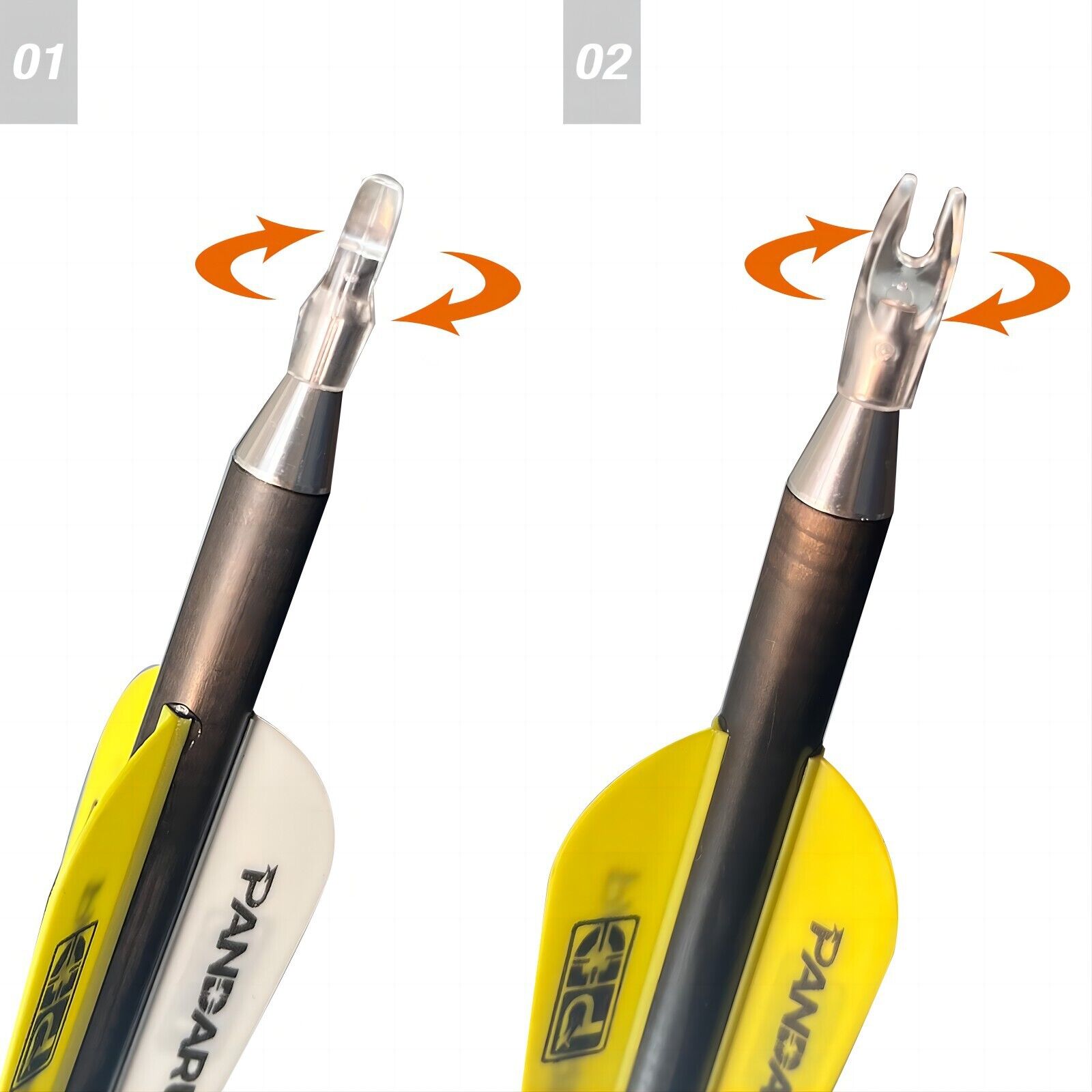 PANDARUS V23 Target Competition Arrows Pure Carbon ID8mm .001"