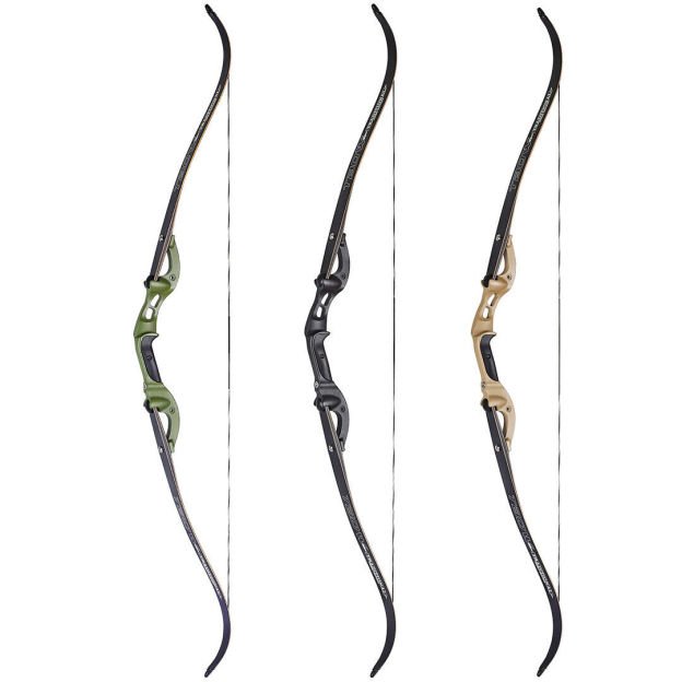 TBOW H3 American Hunting Recurve Bow FORMULA 25-60Ibs 62"