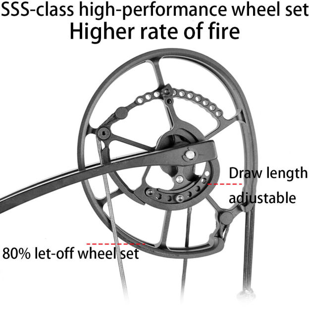 Dual-Use Compound Bow Hunting Bowfishing Steel Ball Arrow RH LH