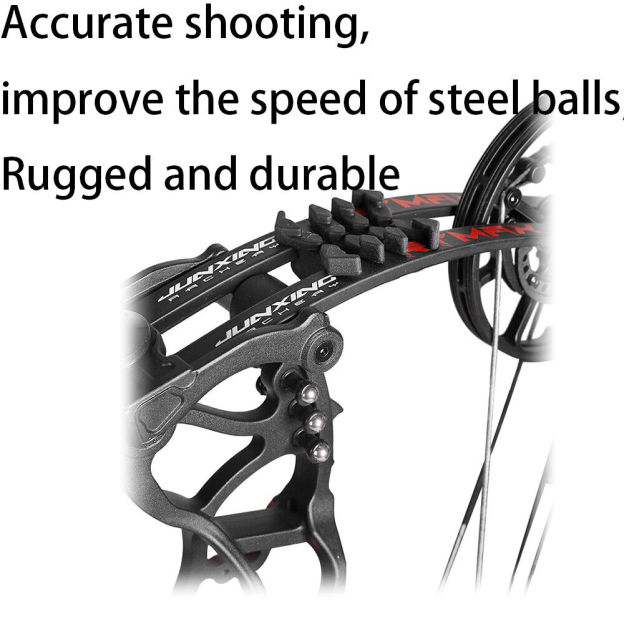 Dual-Use Compound Bow Hunting Bowfishing Steel Ball Arrow RH LH