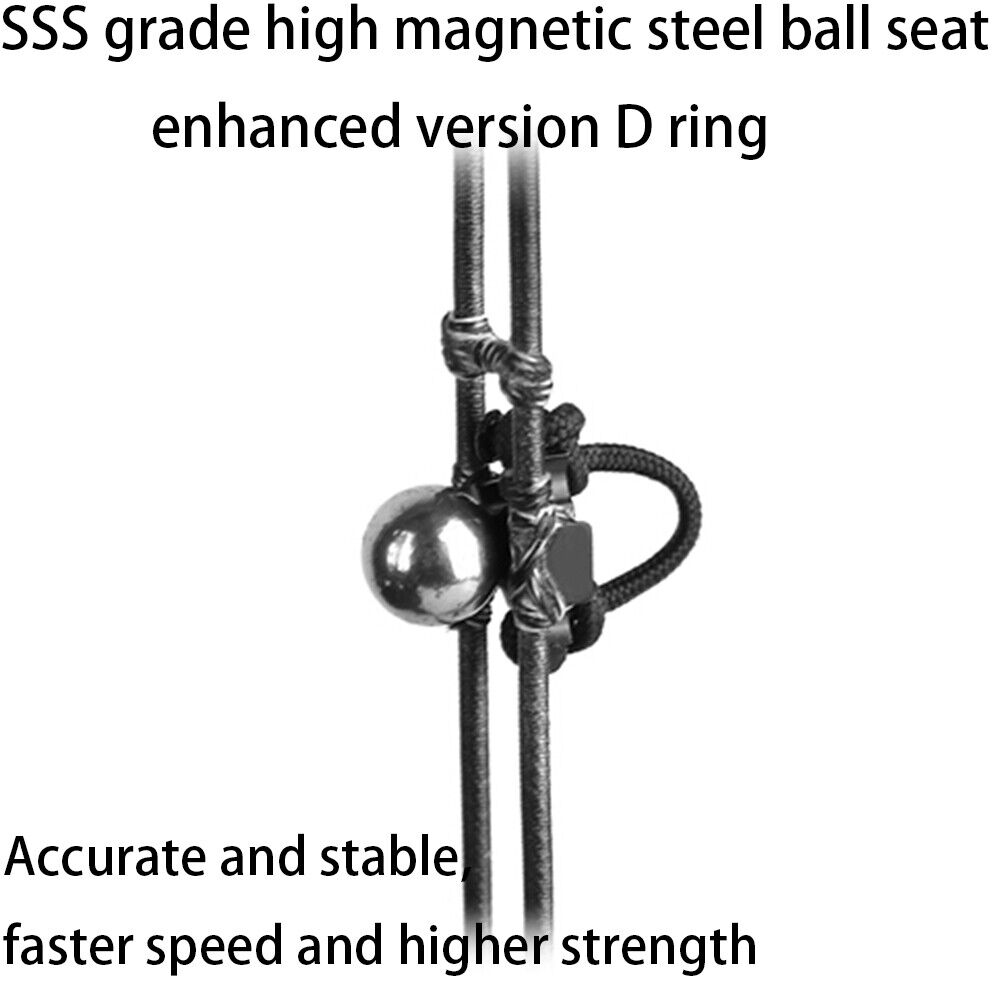 Dual-Use Compound Bow Hunting Bowfishing Steel Ball Arrow RH LH