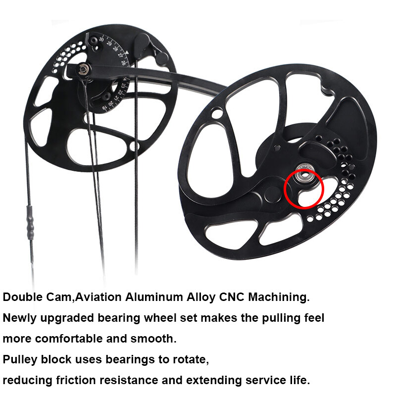 TOPOINT T1 MAX Hunting Compound Bow 19-70lbs CNC 320FPS LH RH