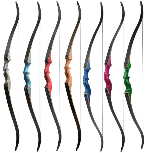 Black Hunter Recurve Bow Hunting Bow and  Arrow Set LH RH