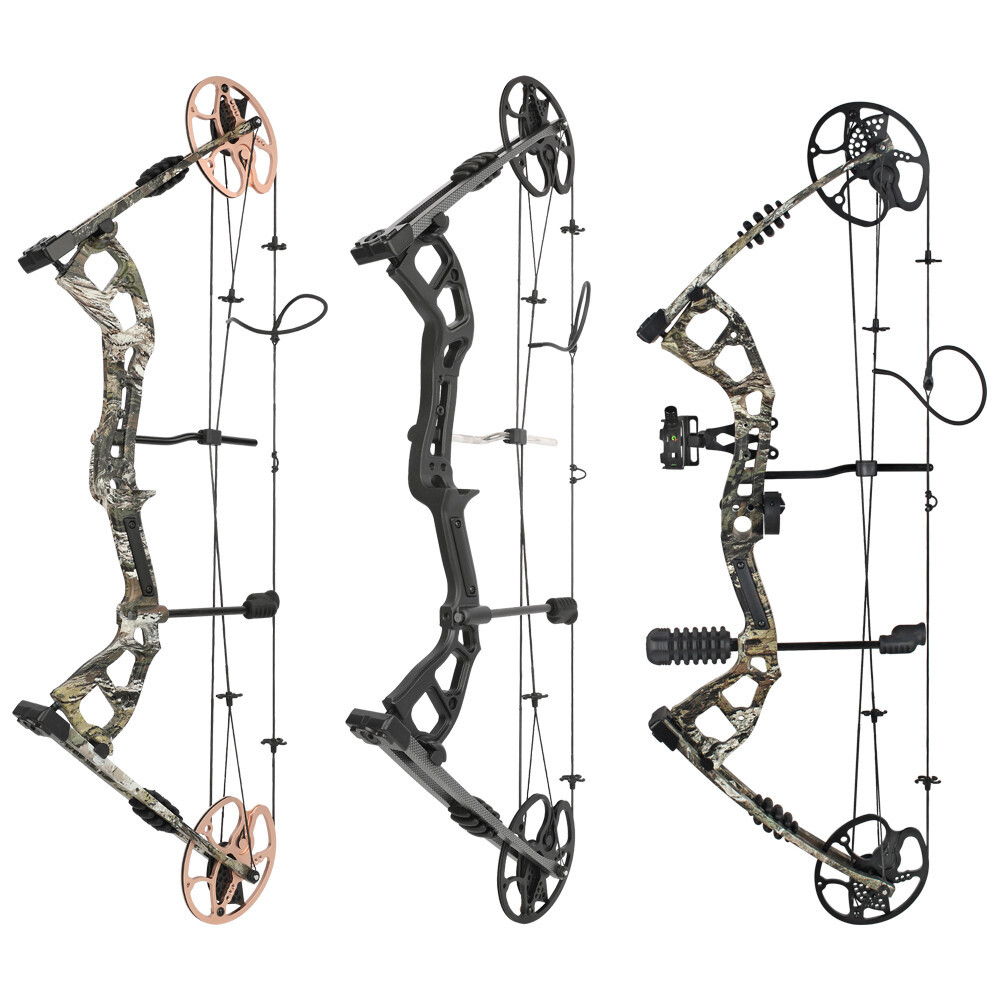 JUNXING M193 Compound Bow Adjustable Hunting Fishing Bow 0-70lbs