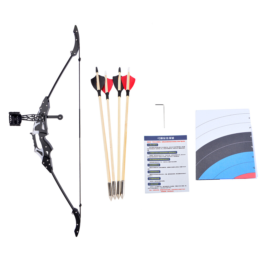 Mini Recurve Bow Set for Indoor Practice & Youth Training Archery Kit