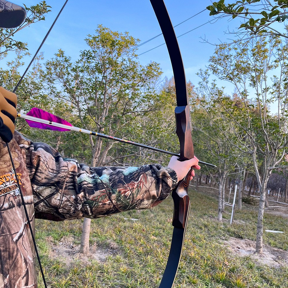 Takedown Hunting Recurve Bow 60" 25-60lbs for Adult