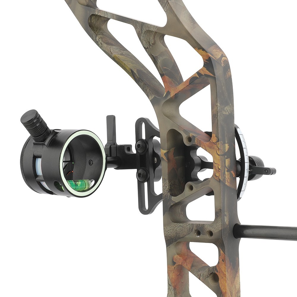 1 Pin Compound Bow Sight 0.019" Adjustable Archery Hunting Target