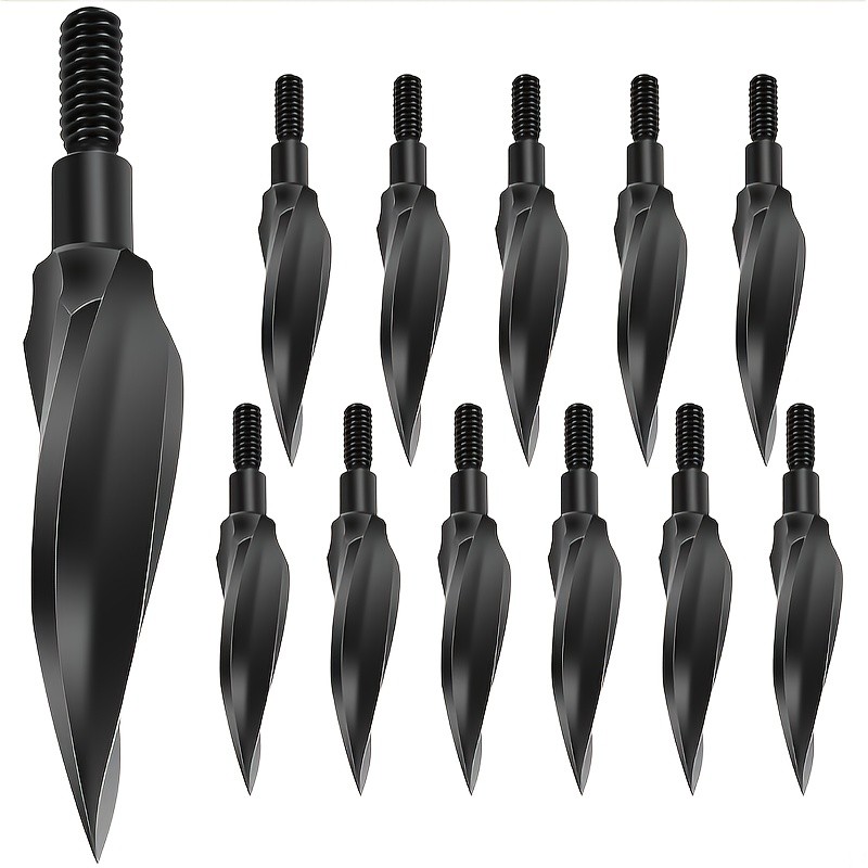 Traditional Broadhead Screw Points Tips Hunting Arrowheads 150 Grain
