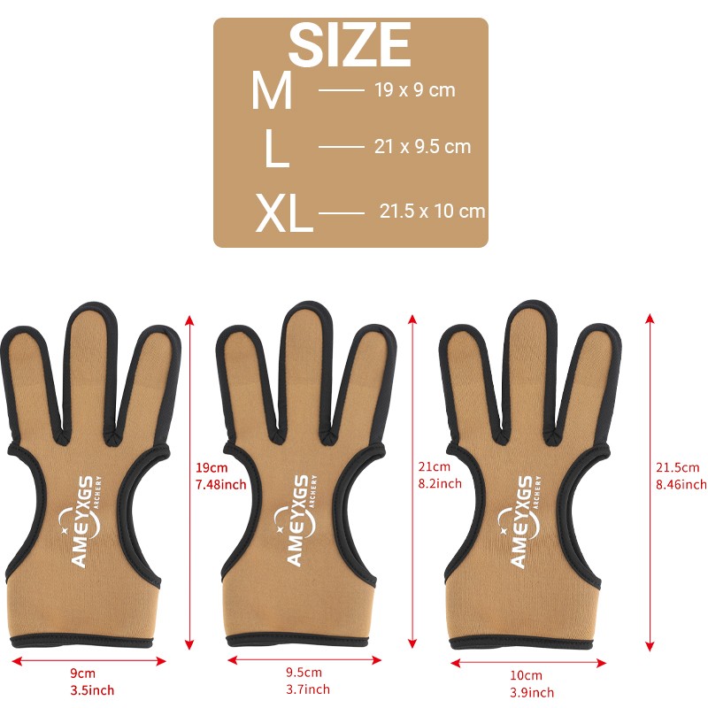 Archery Finger Glove Premium Diving Cloth Finger Protection