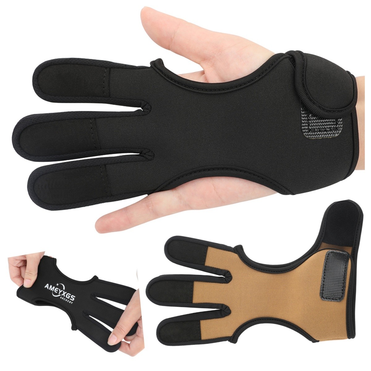 Archery Finger Glove Premium Diving Cloth Finger Protection