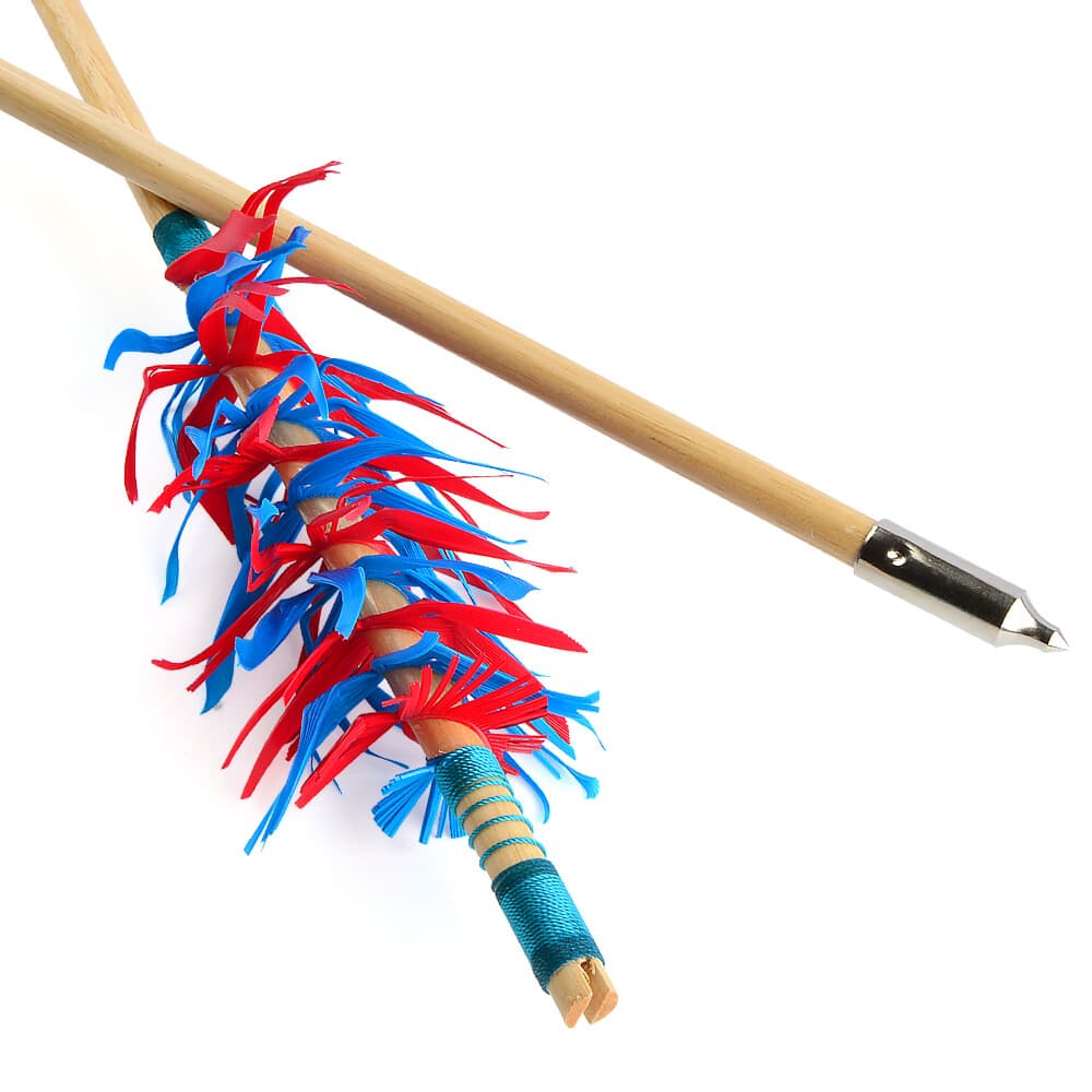  32" Flu-Flu Wooden Arrows Traditional for Recurve and Longbow