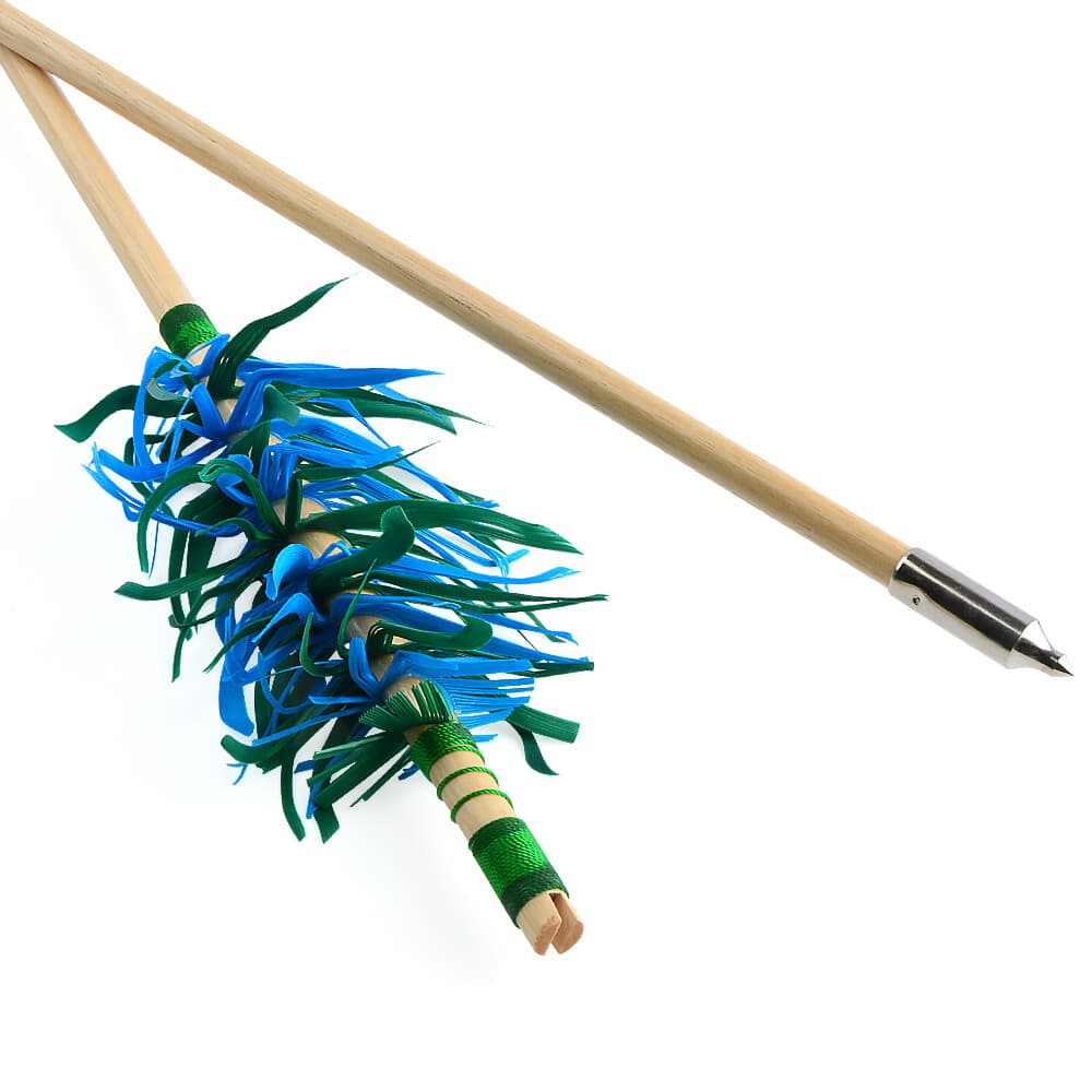  32" Flu-Flu Wooden Arrows Traditional for Recurve and Longbow