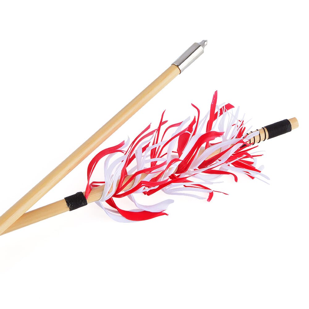  32" Flu-Flu Wooden Arrows Traditional for Recurve and Longbow