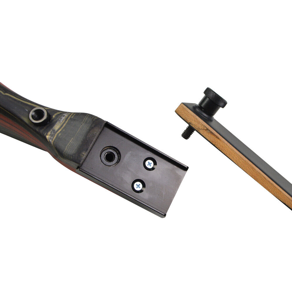 American Hunting Recurve Bow 20-50 lbs Wooden Riser Adult beginners