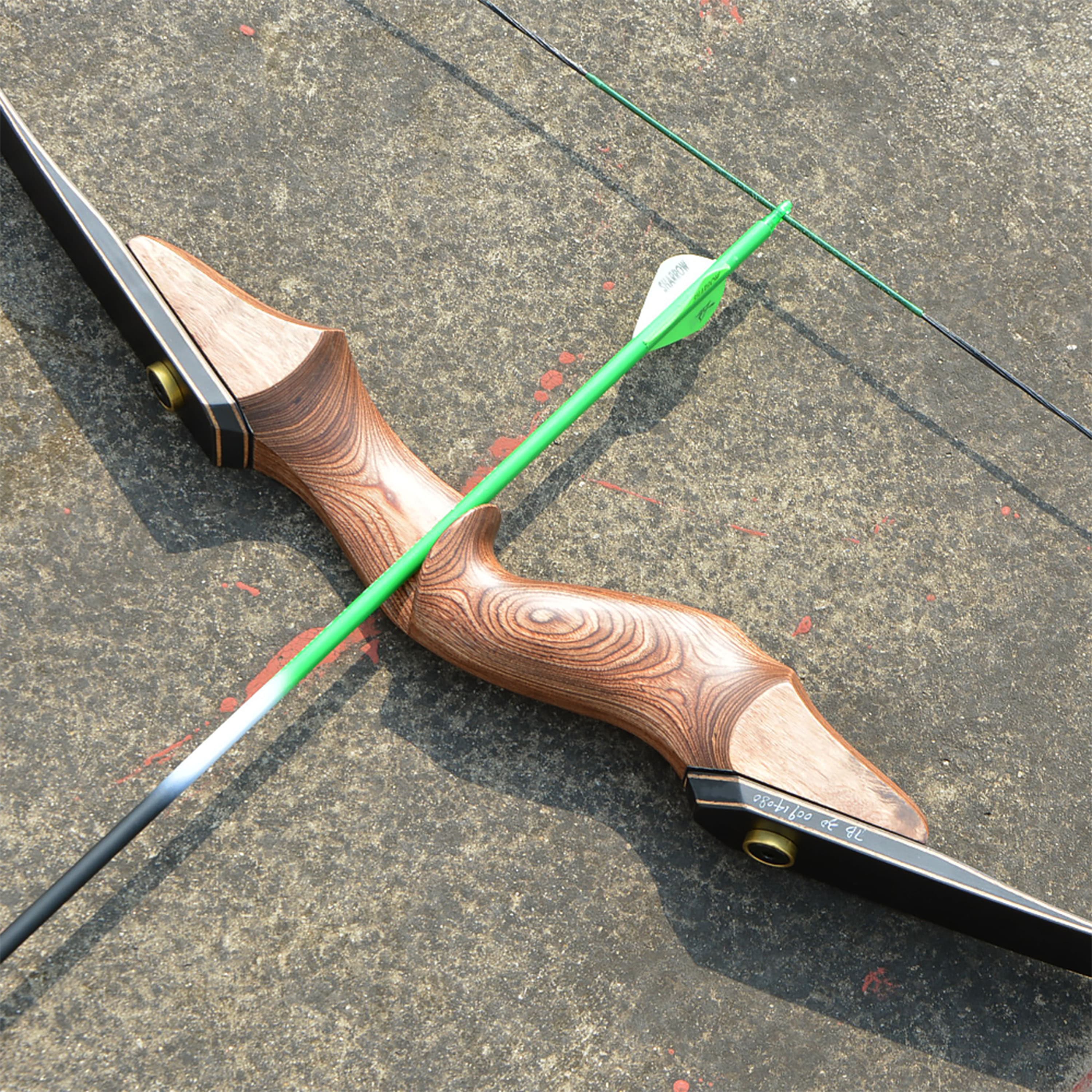 60" Takedown Longbow Recurve Bow 30-50lbs Archery Hunting Target