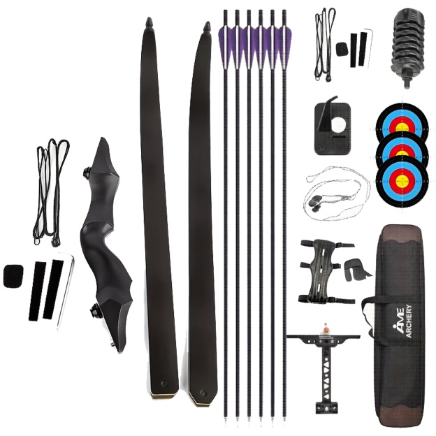 JUNXING F171A Takedown Recurve Bow40lb for Hunting & Target