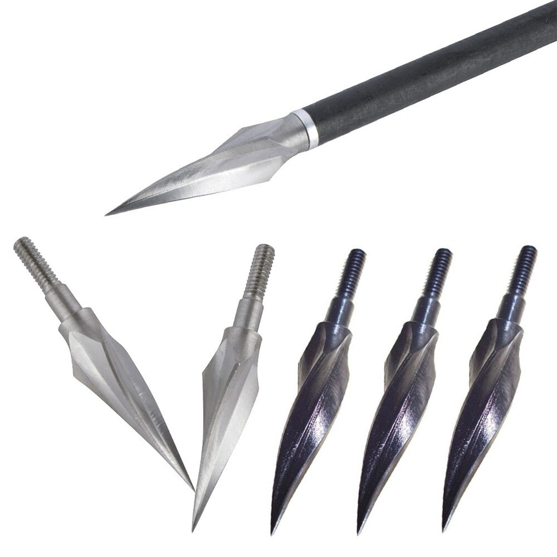 12x 150g Hunting Broadheads Archery Hunting Arrowhead Box Tradition