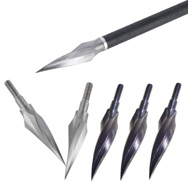 12x 150g Hunting Broadheads Archery Hunting Arrowhead Box Tradition