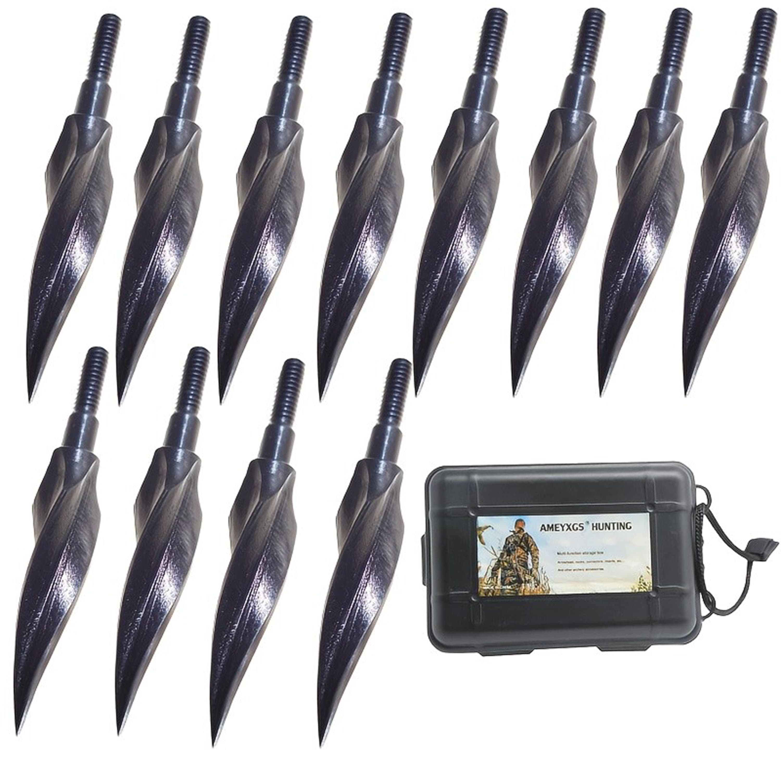 12x 150g Hunting Broadheads Archery Hunting Arrowhead Box Tradition