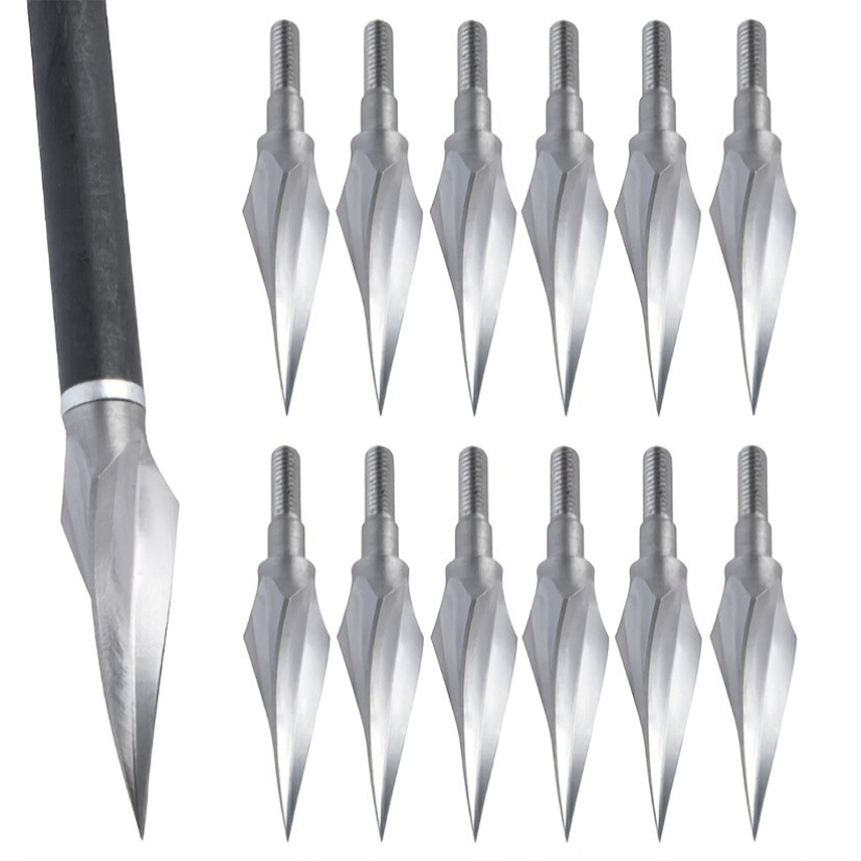 12x 150g Hunting Broadheads Archery Hunting Arrowhead Box Tradition