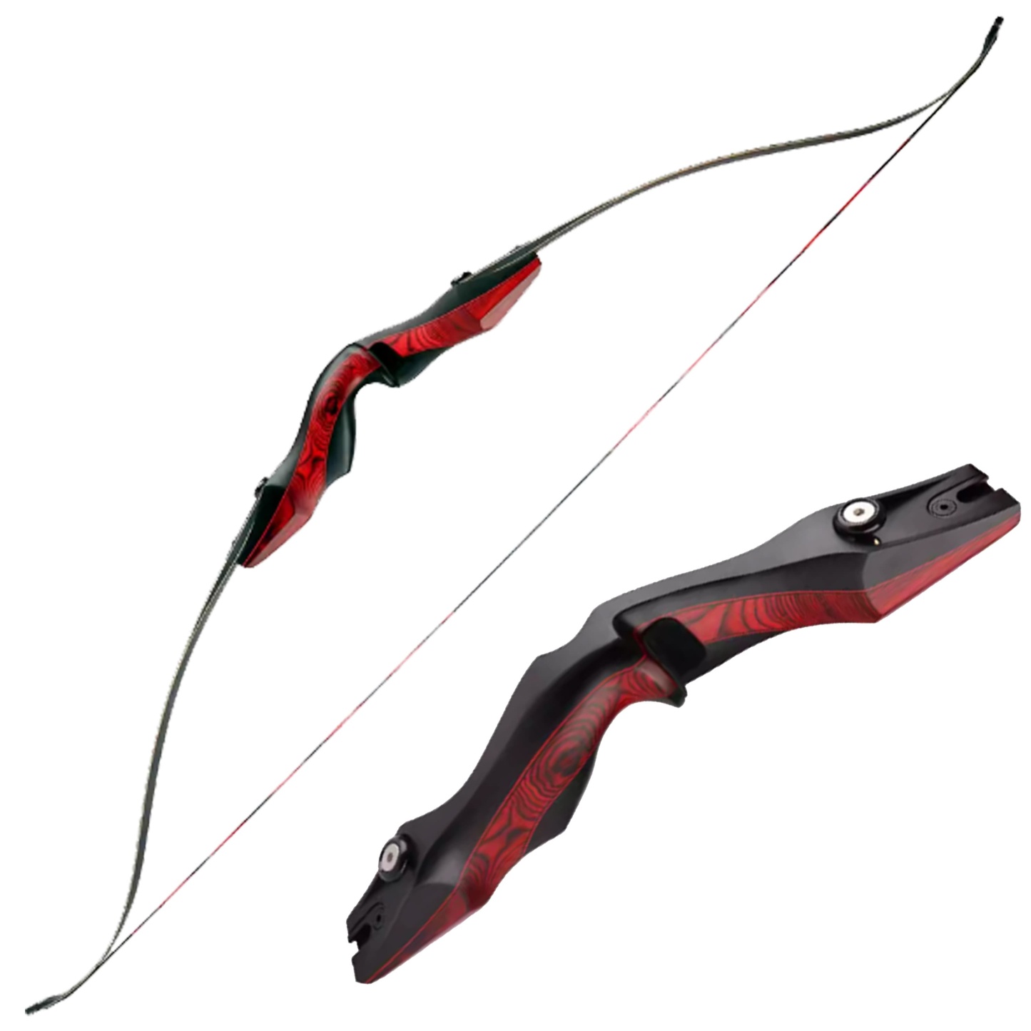 WOLFMAN Archery Recurve Bow 20-50lbs Target Shooting