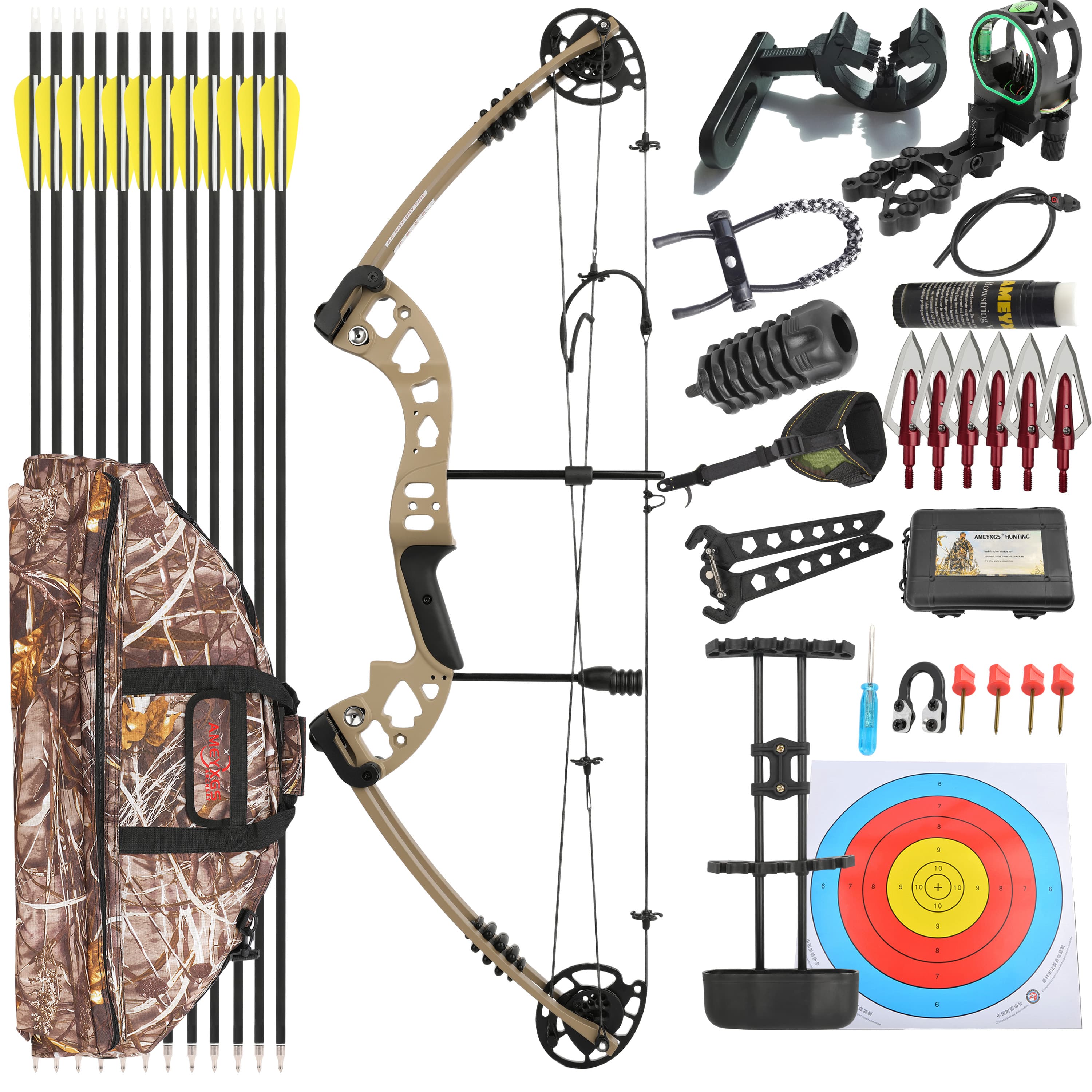 JUNXING M131 Compound Bow Hunting Set LH RH